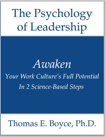 Psychology of Leadership Cover front only